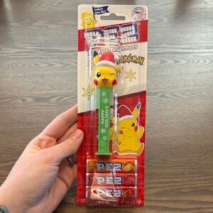 Pikachu PEZ Candy Dispenser with Santa Hat